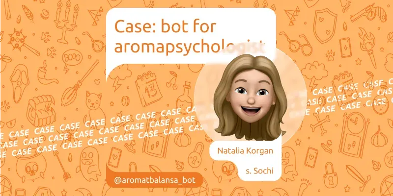 Case: bot for aromapsychologist