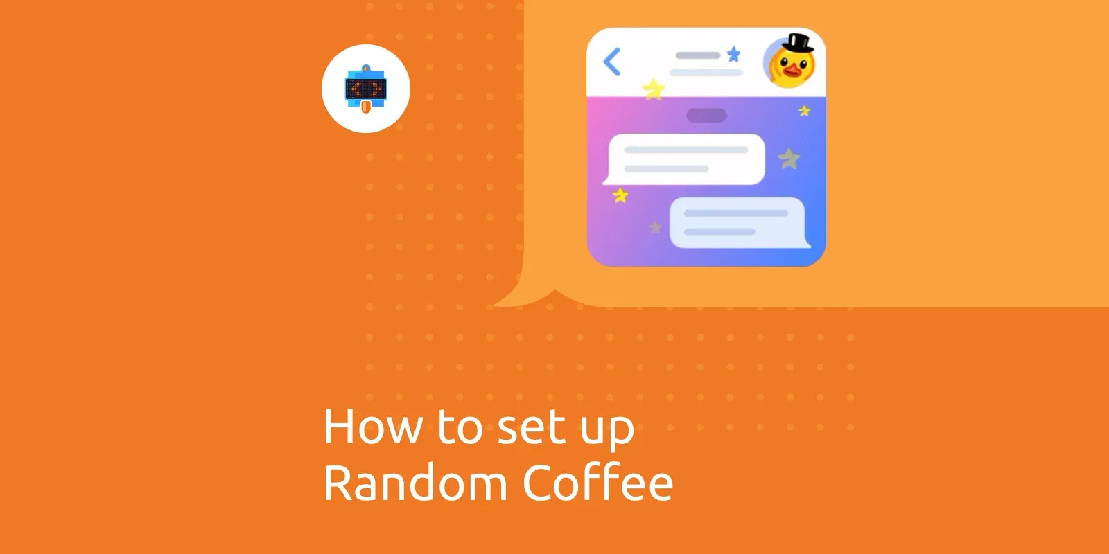 How to set up Random Coffee